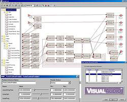 Figure 1. Example of Visual Audio graphical-interface screens